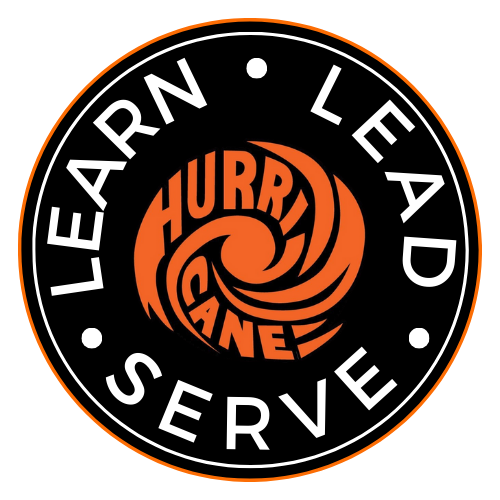 Learn, Lead, and Serve logo